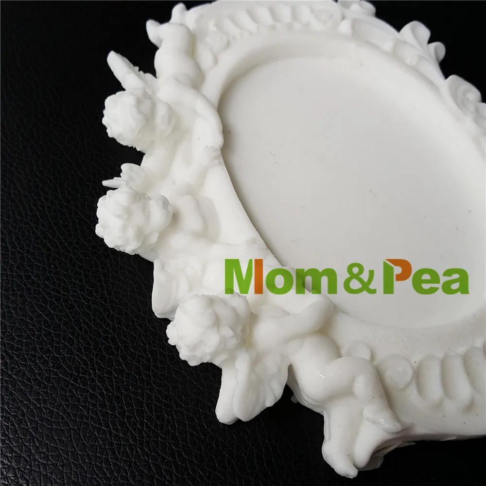 Mom&Pea 1465 Free Shipping Frame Mold Cake Decoration Fondant Cake 3D Mold Soap Mold Food Grade