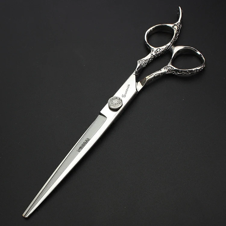 Sharonds Rose Pattern Scissors Set 6 inch / 7 inch Barber Scissors Japan 440c Steel Scissors Set