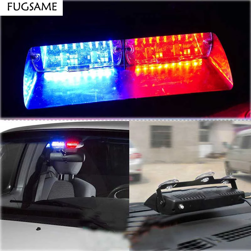 FUGSAME Free shipping super bright Car Warning Lights S2 16pcs LED blinking light