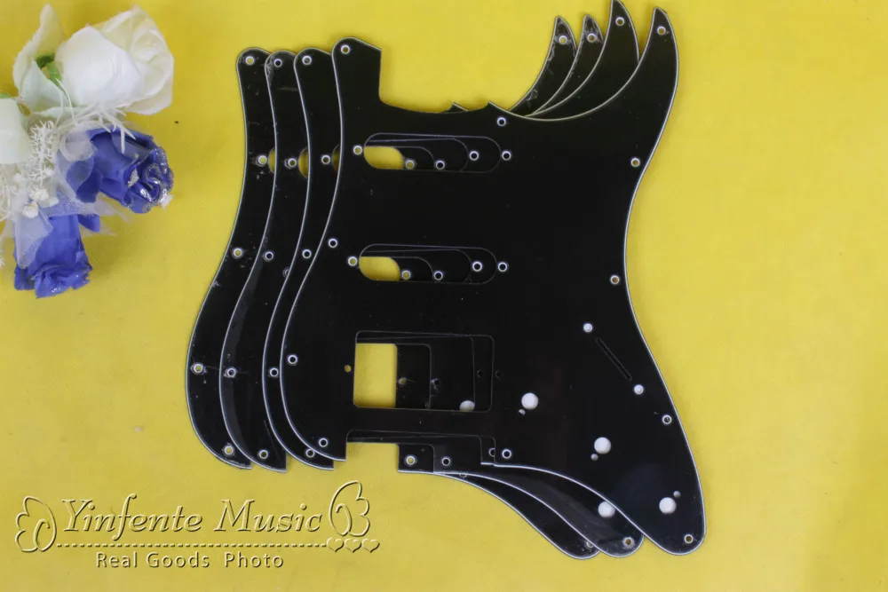 New 1pcs Electric Guitar pickguard Guitar pickguard Black #43