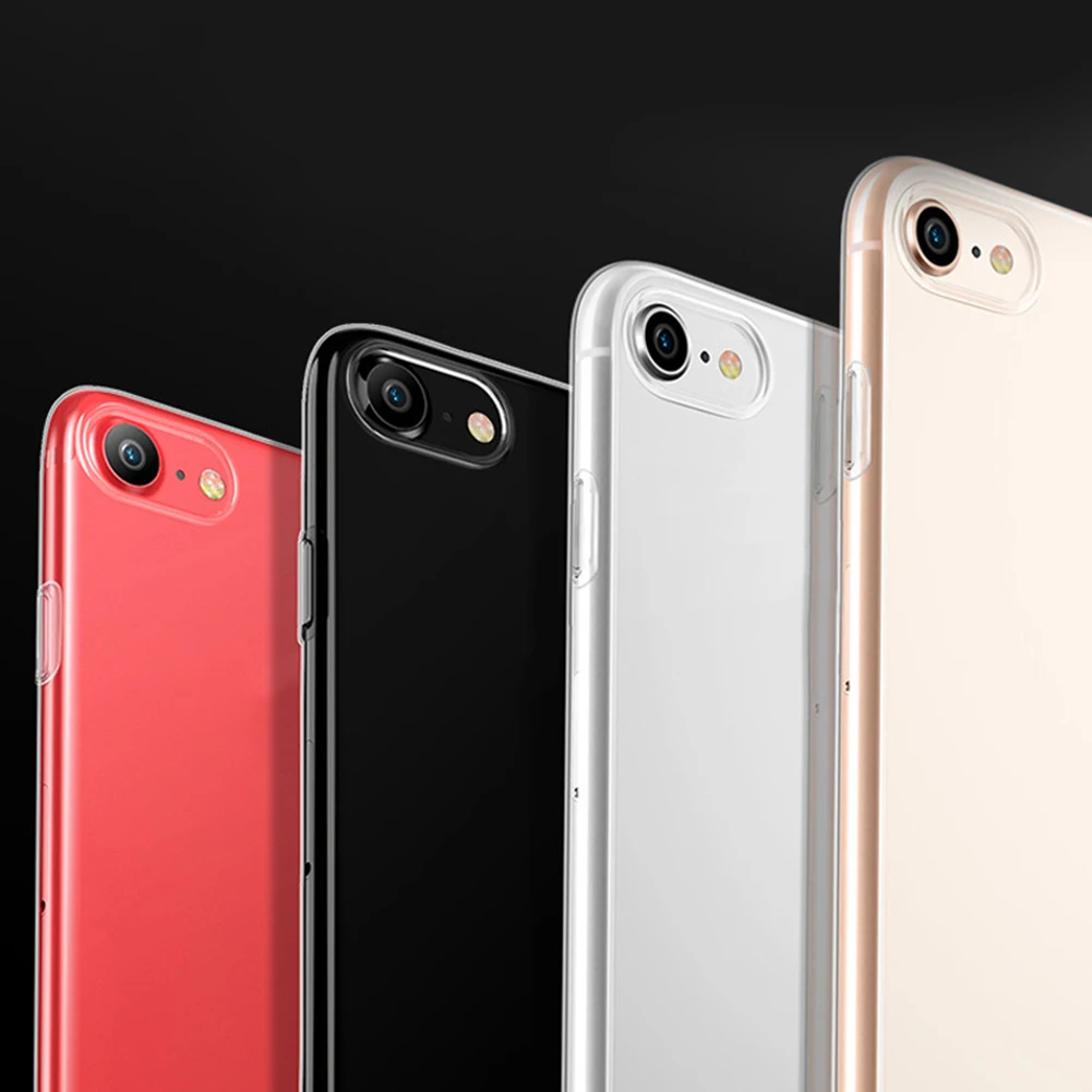 Nowy przyjazd Ultra-slim przezroczyste TPU telefon skrzynki pokrywa dla iPhone X/XS/XS Max/7/8/7P/6/6S