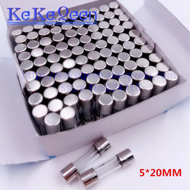 10pcs/Box 5*20mm 80mA 250V Fuse 5*20 F80mA 80MA 250V Glass Fast / Slow blow Fuse 5mm*20mm