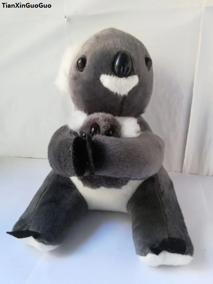 

about 30cm cartoon dark gray koala plush toy lovely koala soft doll throw pillow birthday gift b2723