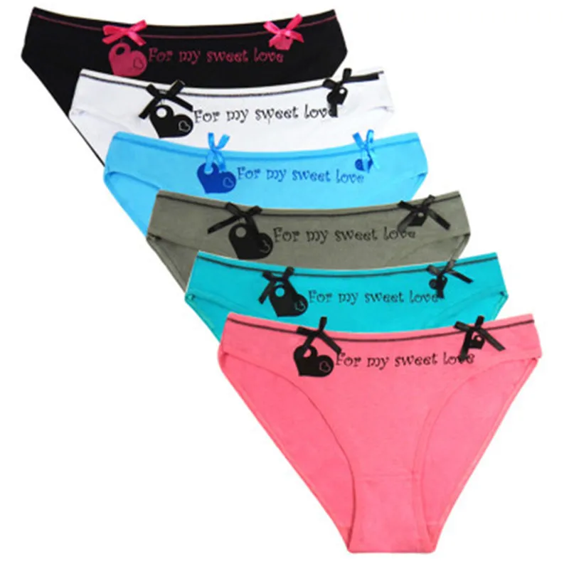 New Girl Panties Thongs Underwear For Young Girls Calcinha Infantil Print Girl G String Teenage Panties Children's Clothing