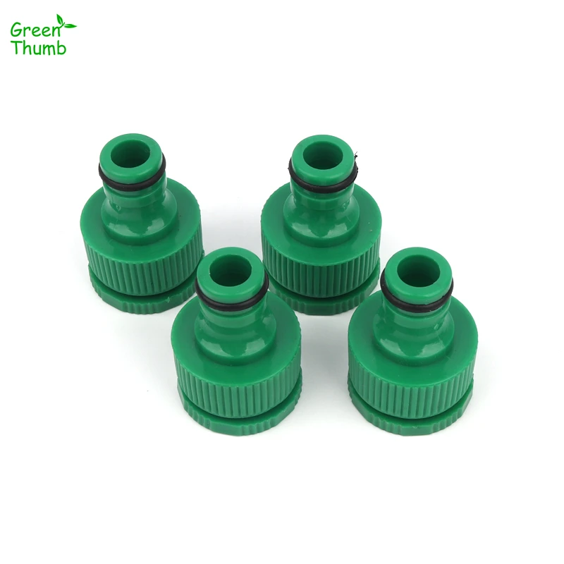 6pcs 1/2inch and 3/4inch Conversion Connector Washing Machine Plastic Standard Connector Home Water Gun Dedicated