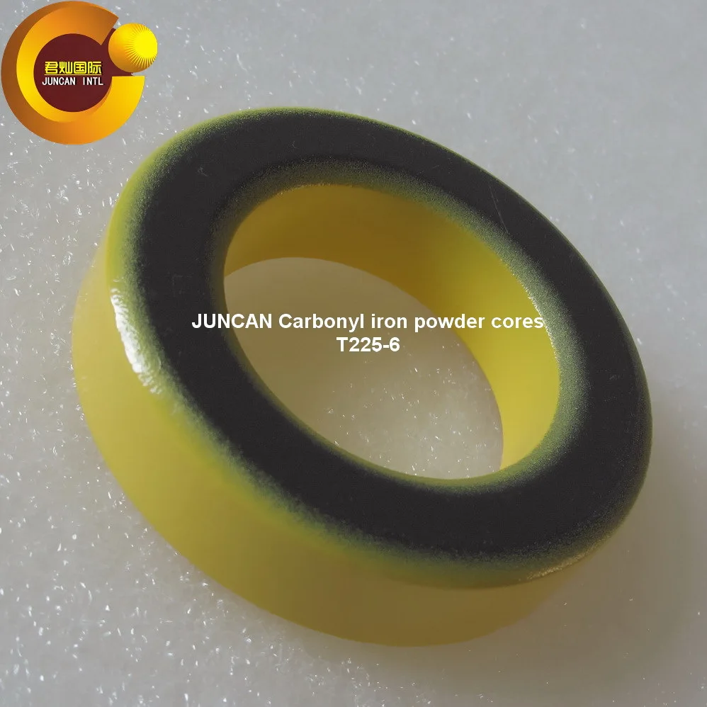 T225-6 High Frequency RF Carbonyl Iron Powder Magnetic Cores