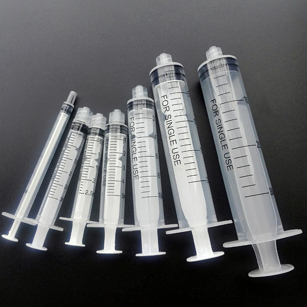 Disposable Syringe 1ml , 3ml , 5ml , 10ml , 20ml , 30ml Industry Syringes Dispensing Blunt Tip Needles 14G~27G , Non-Sterile