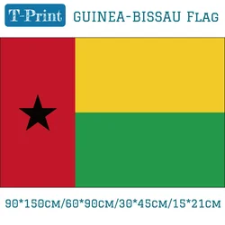 The Republic of Guinea-Bissau National Flag 90*150cm 60*90cm 15*21cm 30*45cm Car Flag 3x5ft Banners For Decoration