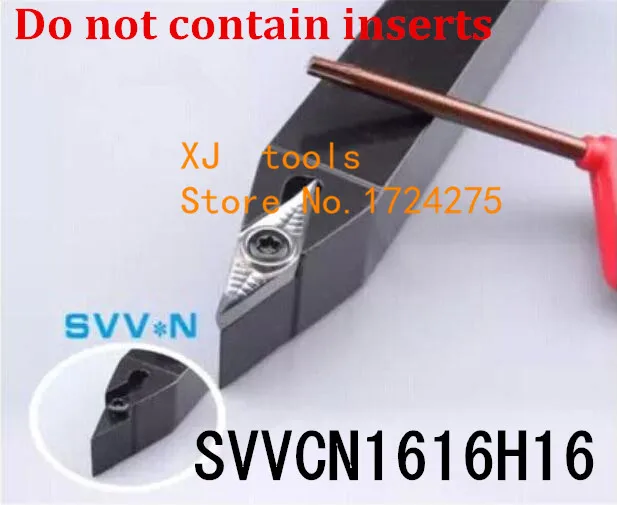 SVVCN1616H16 16*16mm Metal Lathe Cutting Tools Lathe Machine CNC Turning Tools External Turning Tool Holder S-Type SVVCN