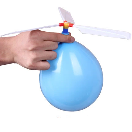 Helicóptero de globo de sonido clásico tradicional divertido para niños, OVNI, juguetes voladores para niños, pelota de juguete para niños, deportes