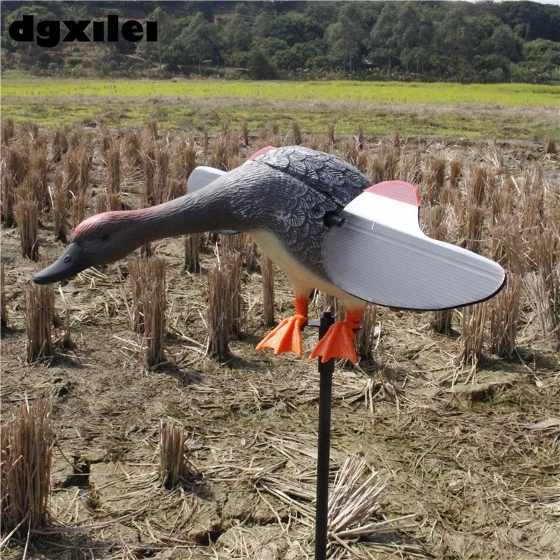 Remote Control Spinning-Wings Motorized Plastic Duck GADWALL