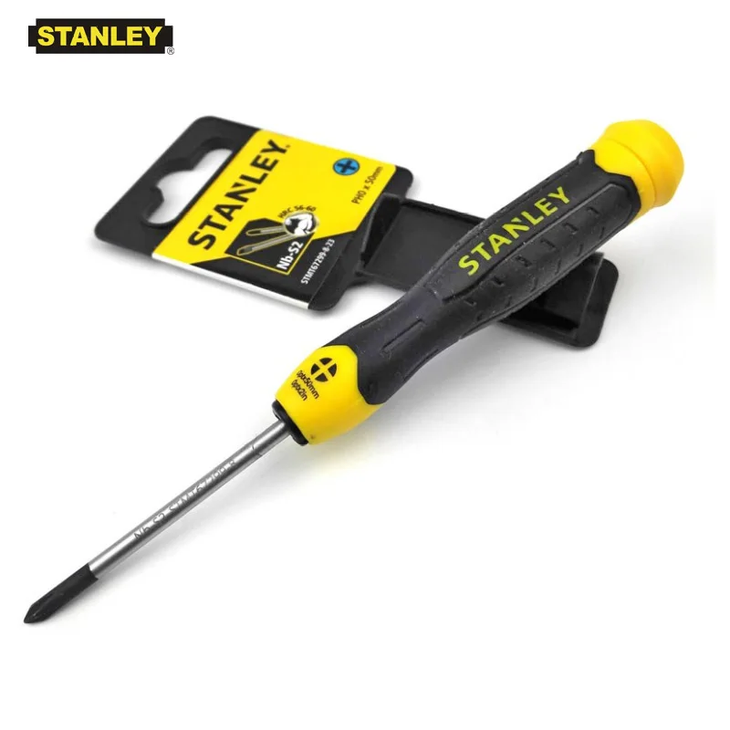Stanley 슈퍼 하드 PH0 정밀 필립스 드라이버 섕크 길이 50mm, 75mm, 100m, 125mm, 150mm, 200mm 자석 포함, 1 개 신제품