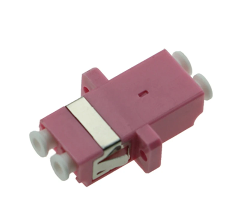 Lc デュプレックスファイバカプラ SM ミリメートル OM3 OM4 OM5 ftth カプラ緑、青、グレー aqua マゼンタフィブラ視神経コネクタ工場供給 ELINK