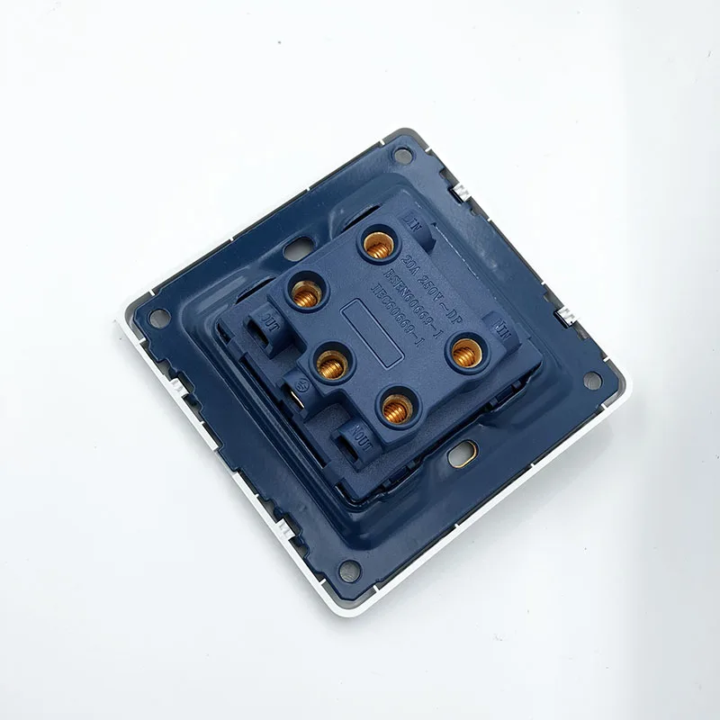 Delviz UK standard wall switch, model 86 45A switch, double pole double break air-conditioning water heater power control panel