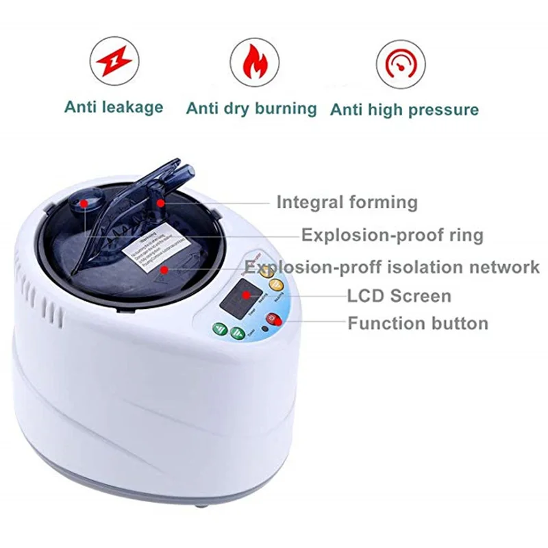 Portable Steam Sauna Room Slimming Therapy Household Sauna Box Steam Sauna Cabin Steam Shower Machine Steam Generator For Saun