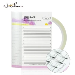 NATUHANA 2mm Flower Sticky Eyelash Extension Strip Storage Camellia Graft Pallet Lash Holder Individual Lash Volume Stand Tool