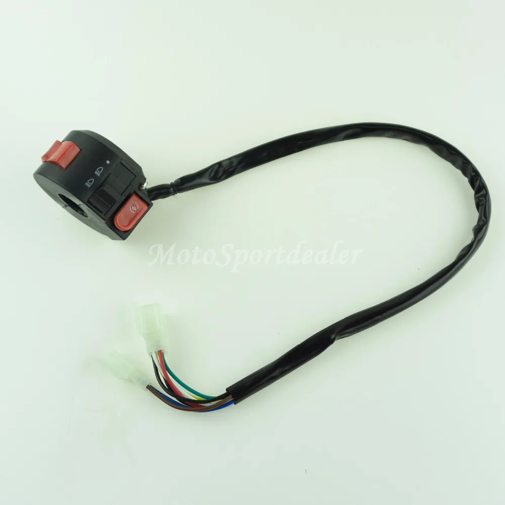 Full Electrics Wiring Harness CDI Ignition Coil Spark Plug for 50cc 70cc 110cc 125cc Motocross ATV Quad Bike Buggy Gokart