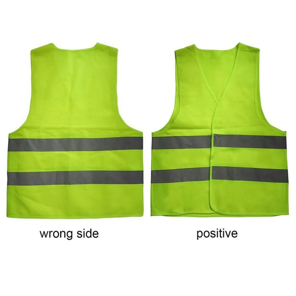 New hot Unisex Reflective Vest XL XXL XXXL Workwear High Visibility Day Night Running Cycle Warning Adult Safety Vest Wholesales