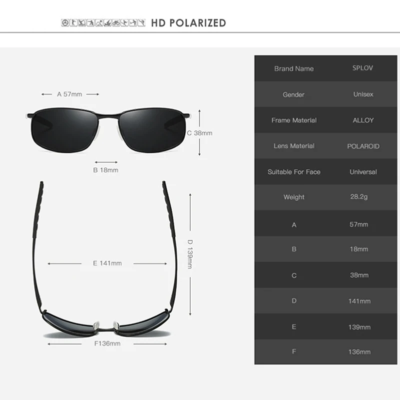 Nowe okulary przeciwsłoneczne z polaryzacją do jazdy Kolorowa folia Okulary przeciwsłoneczne anty UV Kwiaty Lotnicze okulary przeciwsłoneczne Mężczyzna Marka Projektant — zdjęcie 6
