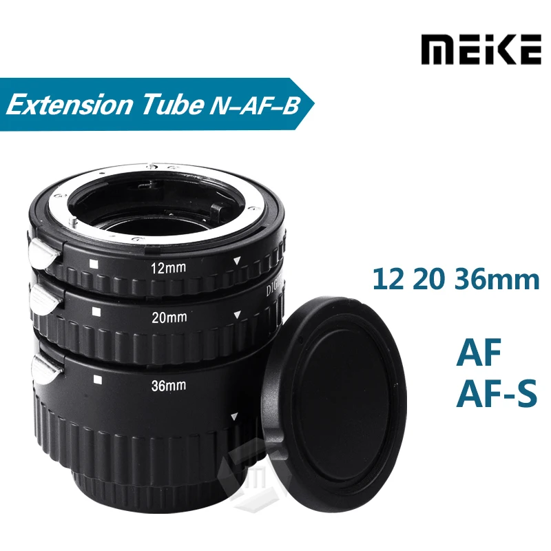 Meike Auto Focus Macro Extension Tube Ring for Nikon D7200 D7100 D5600 D5100 D5200 D5300 D3200 D3100 D850 D750 D610 D3300 D90