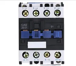 LC1D AC Contactor CJX2-2501 CJX2-2510 CJX2-2511 25A 3-Phase DIN Rail Mount Electric Power Contactor 24V 36V 110V 220V 380V