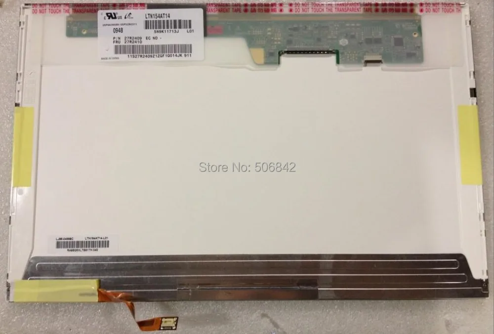 

15.4" inch LTN154AT14 Laptop Screen Display 1280x800 30PINS