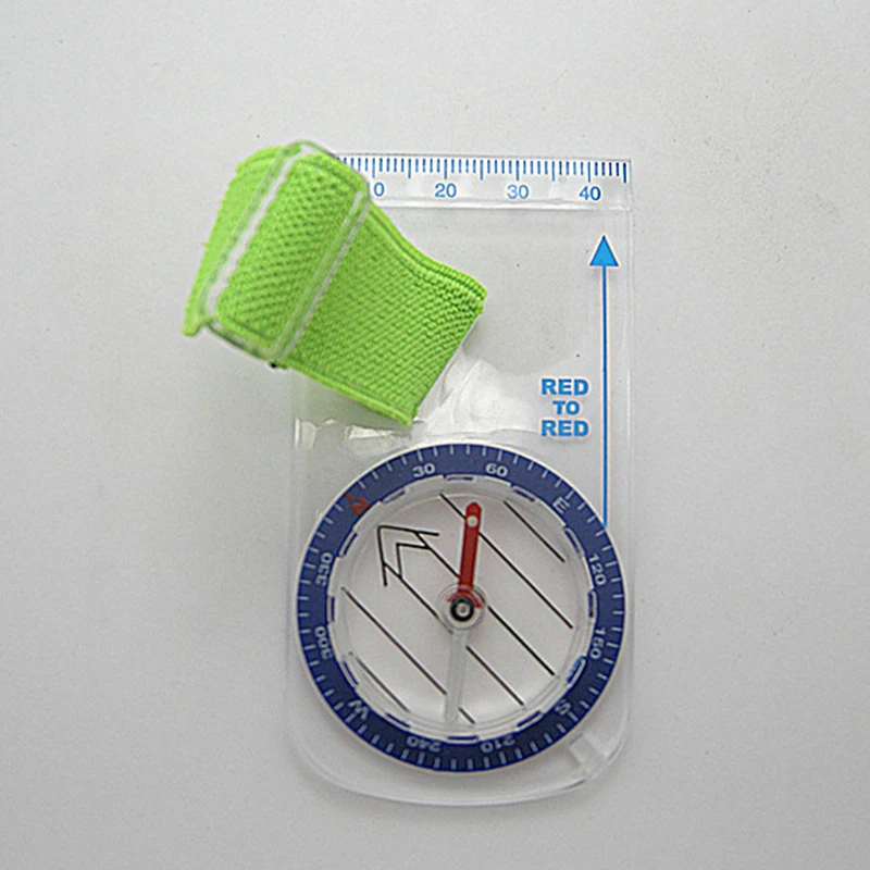 Medium Quality Cheap North Outdoor Orienteering Thumb Compass Map Scaler Camping Hiking Sports Equipment