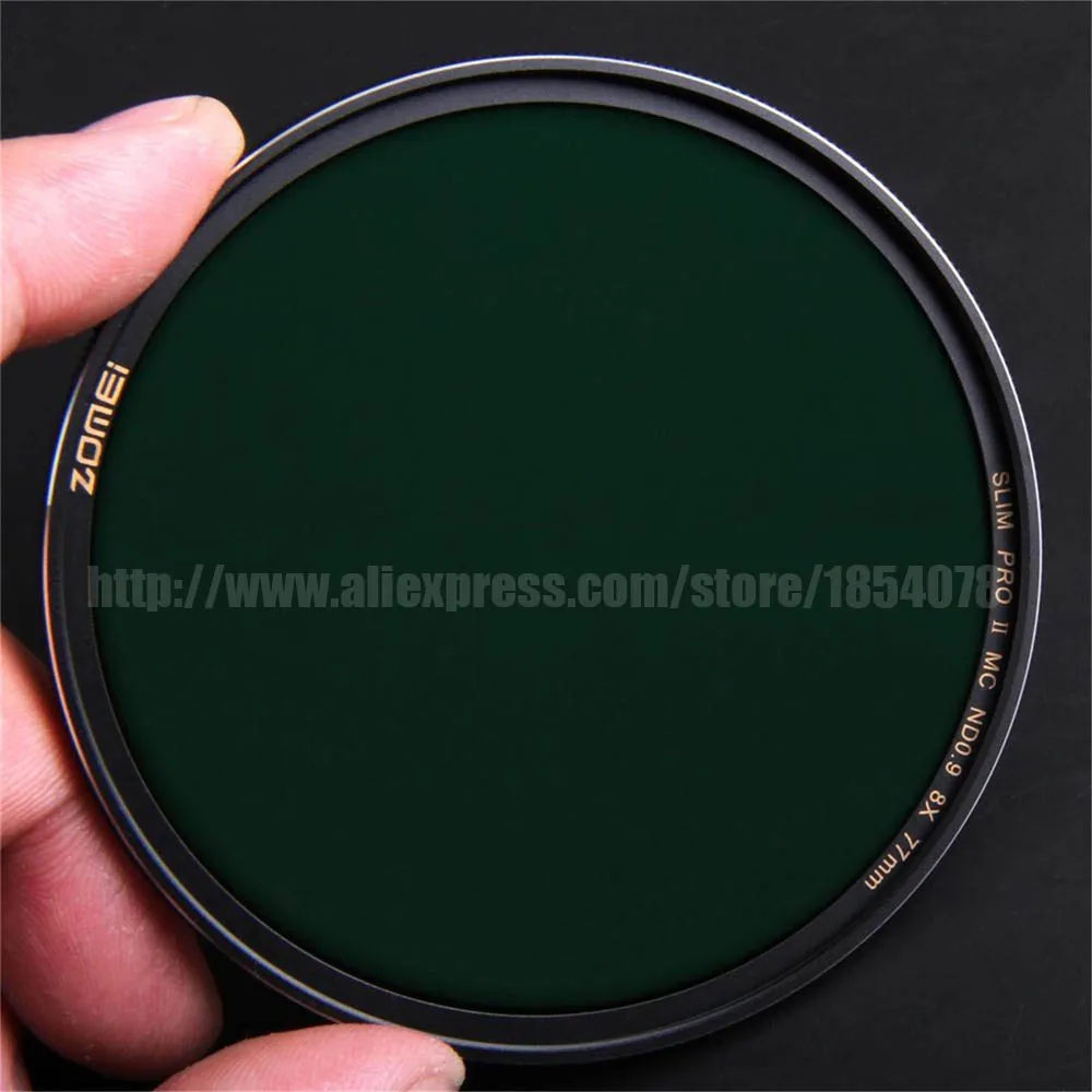 New Zomei MC ND8 ND0.9 52mm 58mm 67mm 72mm 77mm 82mm Pro Optical Glass Neutral Density ND Filter for Canon Nikon Sony Sigma lens