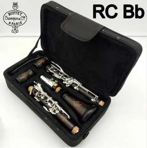 Brand New Crampon Paris Professional Bb Clarinet RC Buffet Sandalwood Ebony Wood Clarinet Mouthpiece Accessories Case