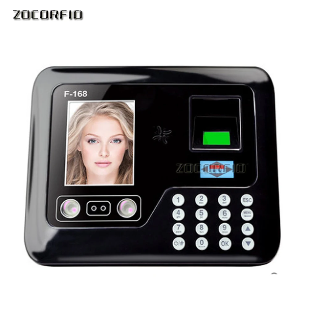 Biometrico di Impronte Digitali e il Tempo faccia Orologio del Registratore di Presenza Dei Dipendenti Digitale Elettronico Inglese Menu/U-disk scaricare