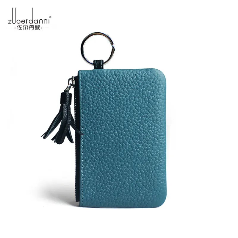 Thin zipper coin pruse women small wallet leather lady card holder female mini coin bag high quality Korean style fashion A376