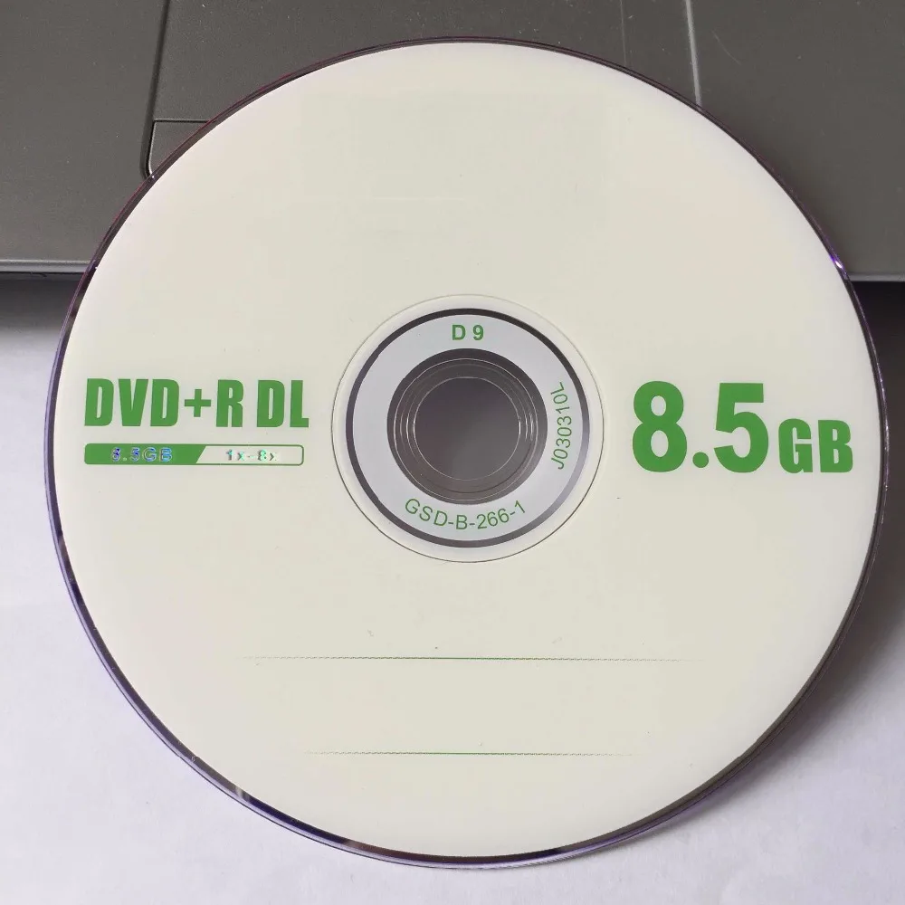 Wholesale 5 Discs Grade A X8 8.5 GB Blank Fruit Printed DVD+R DL Disc