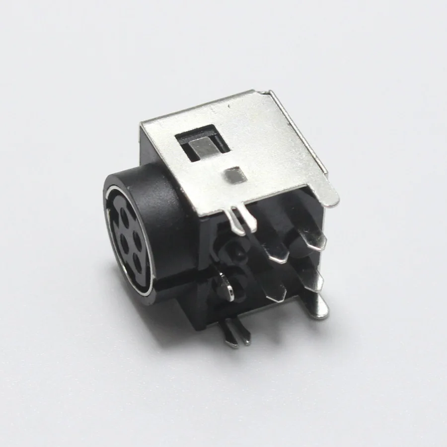DIN 13 Pin Circular Jack Female Panel Mount PCB Mount Connector Adapte`uk - Foto 6