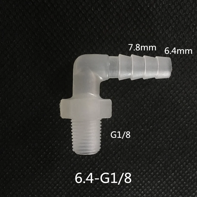 

6,4 мм * G1/8 Пластиковые налокотники, шланговые переходники, редукционные разъемы