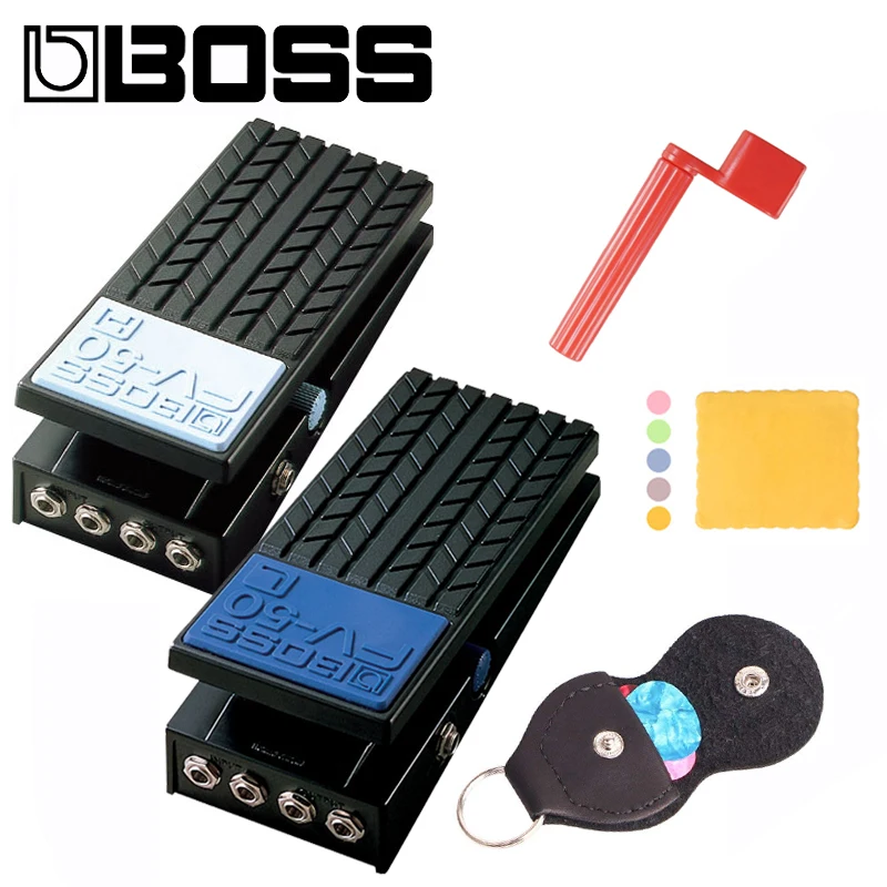 

Boss FV-50H/FV-50L High Impedance Volume Pedal/StereoVolume Pedal Bundle with Picks, pickbag, Polishing Cloth and Strings Winder