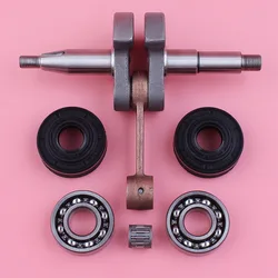 Crankshaft Crank Shaft For Husqvarna 340 345 350 Chainsaw Gasoline Replacement Part with Oil Seal Needle Bearing Kit Garden Tool