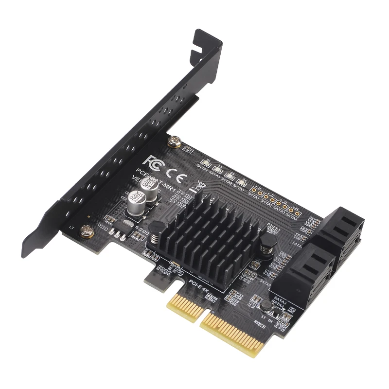 Imagem -03 - Marvell-controlador Gamer 88se9230 com Chip Sata Pcie Placa Wireless Sem-fio Sata com Suporte de Perfil Baixo