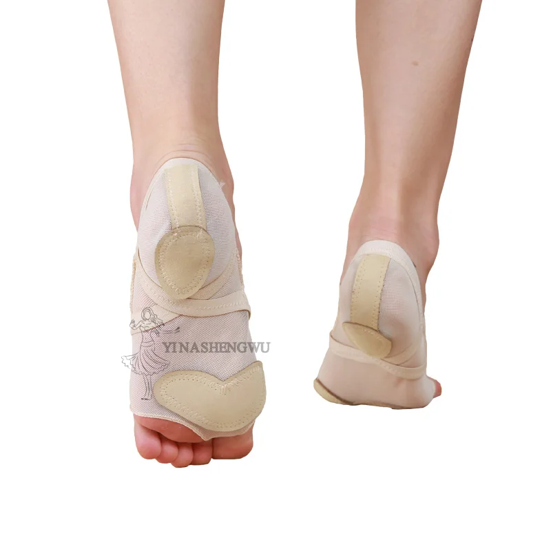 1 paar Bauchtanz Fuß tanga Dance Socken Schuh Toe Pads Bauchtanz Praxis socken Ballett Tanz Schuhe Zubehör Professionelle