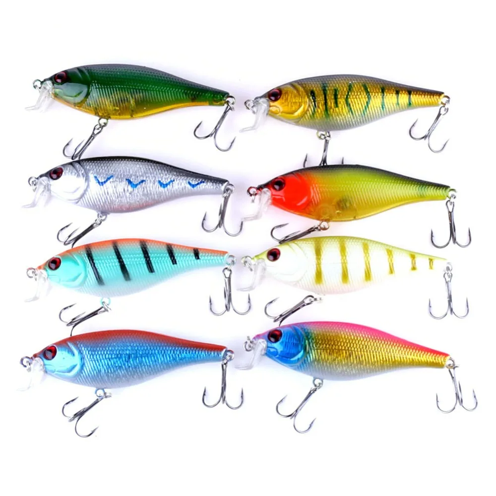 

INFOF 80pcs CrankBaits Diving Fishing Lures Wobblers Plastic isca Artificial Hard Baits Catfish Carp Trout Perch Fishing baits