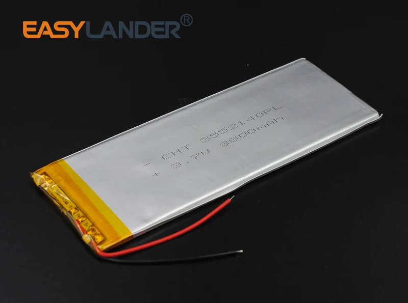 3552140 3.7V 3800mAh Rechargeable li Polymer Li-ion Battery For Bluetooth Notebook Tablet PC electronics safety lamp  talk7