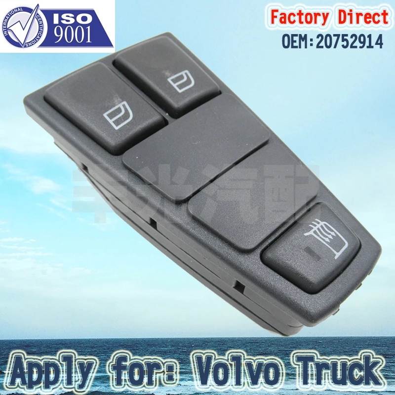 Factory Direct 20752914 Window swith door electric swith LH FM/FH used apply for Volvo truck parts