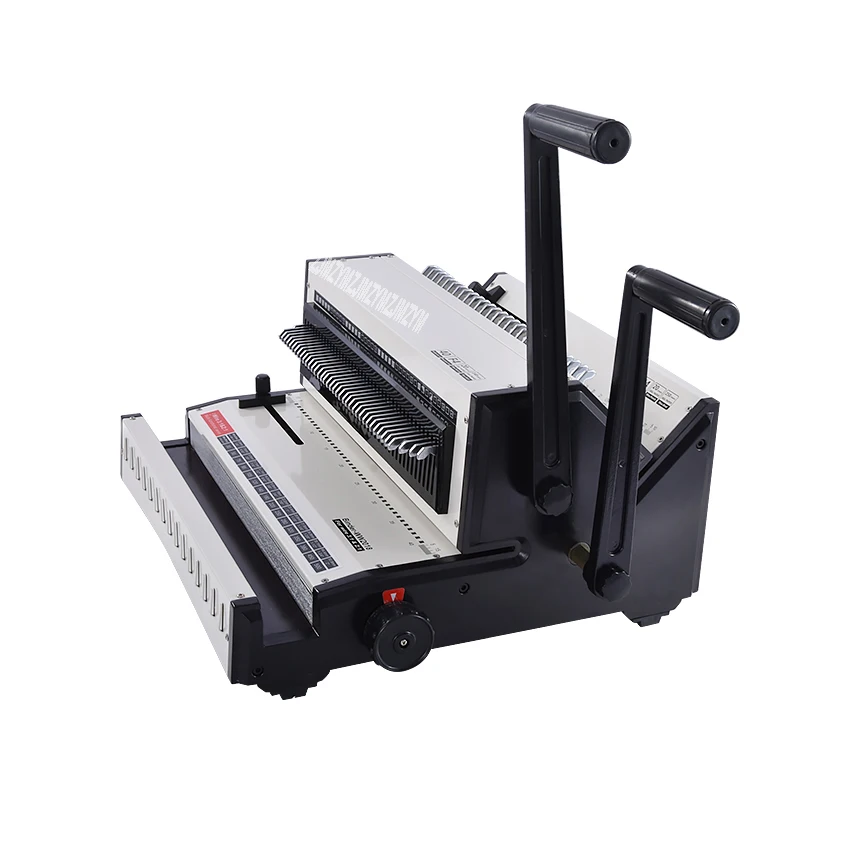 Imagem -05 - Grande Piso Multi-function Binding Machine Office Desktop Binding Machine Anel de Ferro 3: Ww2023 em 1