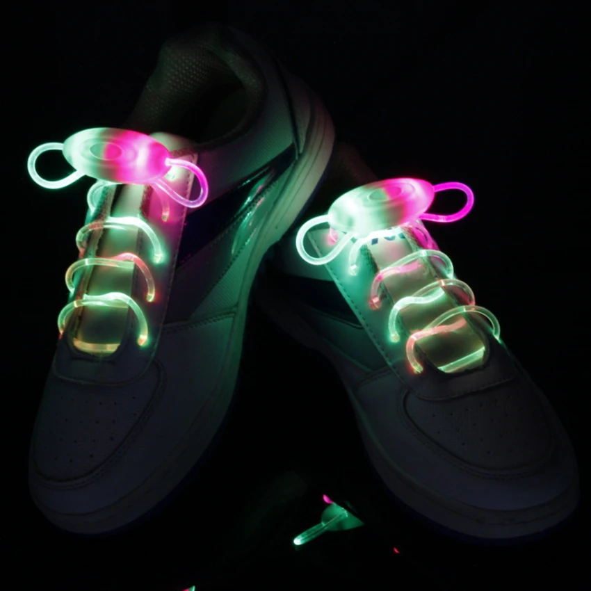 1PC LED Luminous Shoes Strip Night Outdoor Running Sport Shoes Flash Strap Disco Party Club Glow Shoelace Kids Novelty Gift