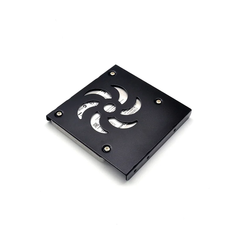 สีดำเงินทอง 3 สี 2.5 "SSD ถึง 3.5" Bay แคดดี้ถาดฮาร์ดดิสก์แท่นวางถาดอะแดปเตอร์แปลงความร้อน