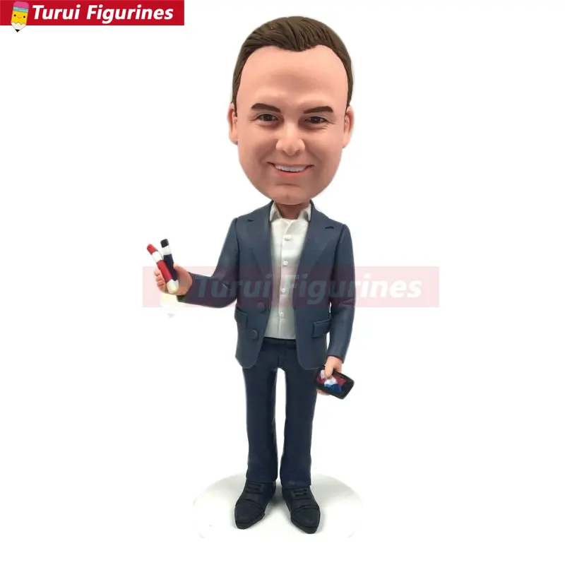 Personalized Boss Gift Custom Bobble Head Boss Personalized Gift Boss Birthday Cake Topper Husband Gift Boyfriend Gift Boss Birt