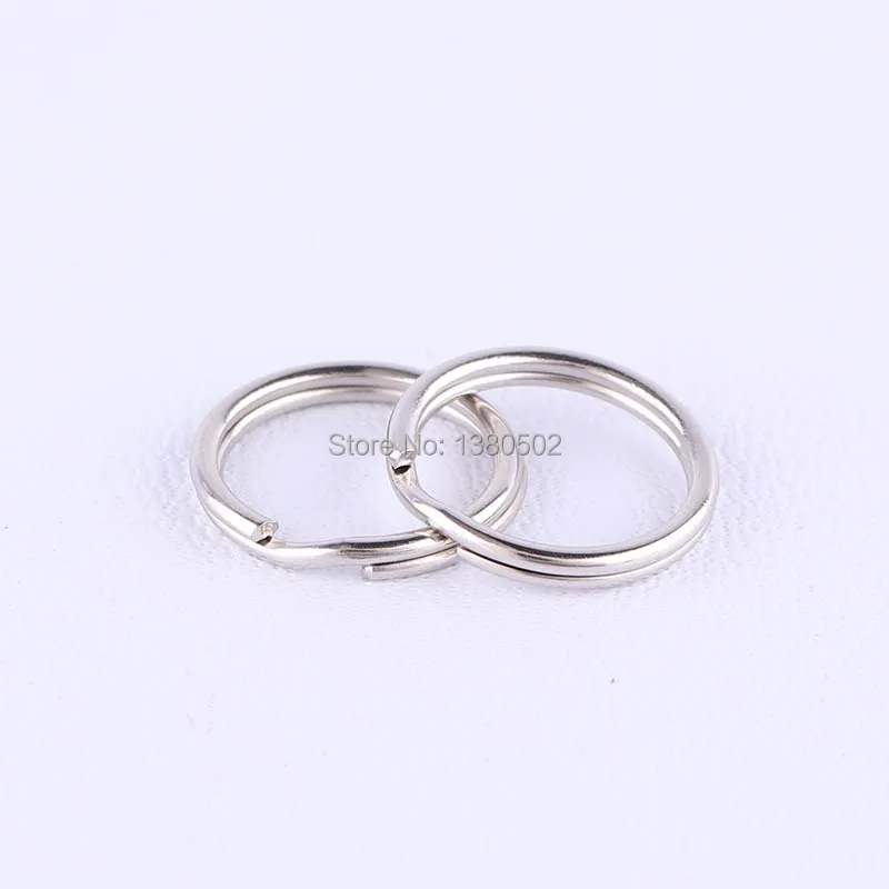 20pcs 22/25/28/30mm nickel plated color key ring Split Ring  key chain diy accessories