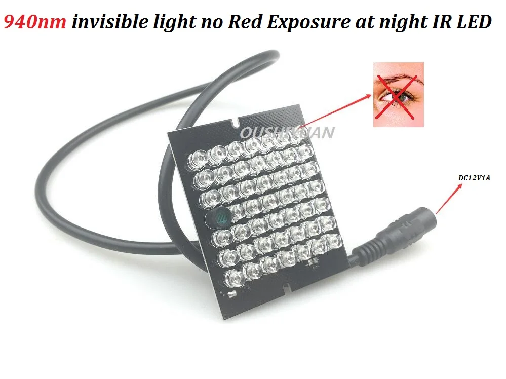 940nm IR Infrared Light LED Board illuminator Nigh... - Grandado 940nm IR Infrared Light LED Board illuminator Nigh... - Grandado