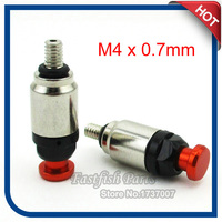 Aluminum M4 x 0.7mm CNC Front Fork Air Bleeder Valves For 43mm 48mm WP Front Forks Motorcycle