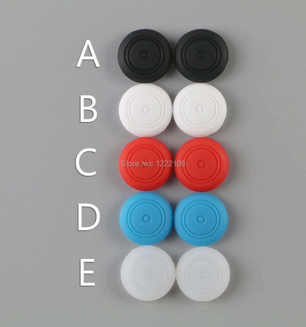 4PCS Joystick Caps Colorful Silicone Analog Grip Thumb stick button cap cover for Nintendo Switch NS NX Accessories - Image 2
