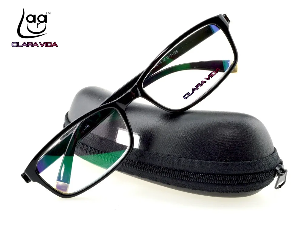 =CLARA VIDA=Top quality TR90 anti reflective coated gentleman UV resistant with box reading glasses +1 +1.5 +2 +2.5 +3 +3.5 +4